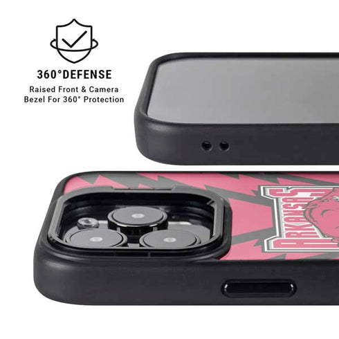 University of Arkansas-Fayetteville Razorbacks iPhone 15 Pro Kickstand Case